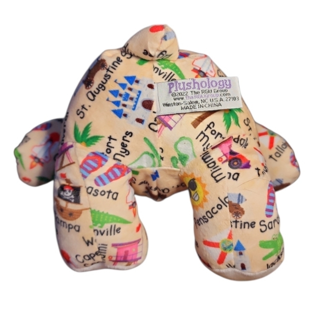 NWT Plushology 9" Teddy Bear Florida Cities & Icons Souvenir Animal Plush 2022 - Picture 11 of 11